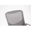 Cadeira de escritório giratória ActiveJet YK507 – assento acolchoado, encosto em malha, estofamento em tecido cinzento, altura 90–100 cm, largura do encosto 45 cm
