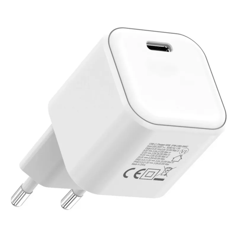 Carregador móvel Techly IPW-USB-G65C universal branco AC carregamento rápido interior