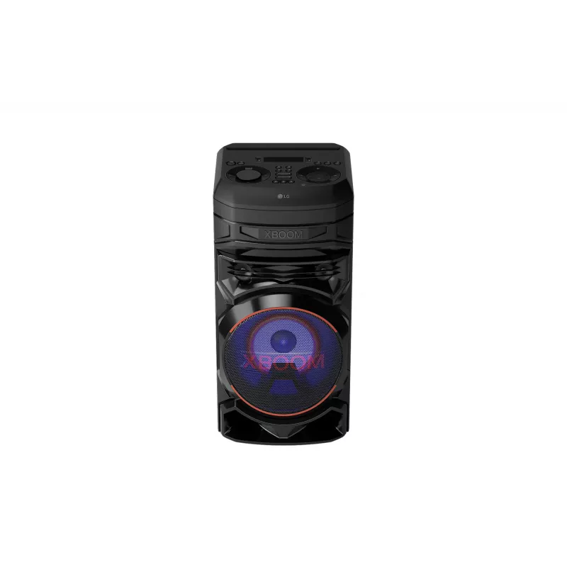 Coluna de festa LG XBOOM RNC5 — 2.0 canais, 2 vias, Bluetooth 4.0 (AAC/SBC), USB-A, FM, LED RGB, 13,8 kg