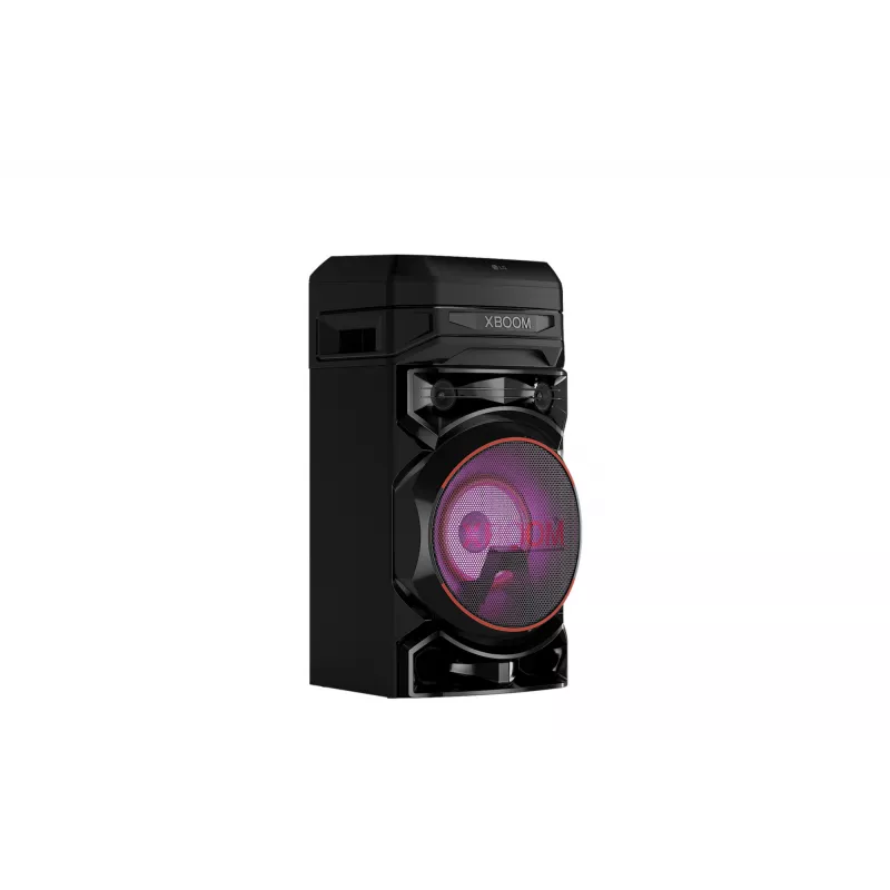 Coluna de festa LG XBOOM RNC5 — 2.0 canais, 2 vias, Bluetooth 4.0 (AAC/SBC), USB-A, FM, LED RGB, 13,8 kg