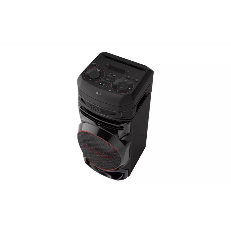 Coluna de festa LG XBOOM RNC5 — 2.0 canais, 2 vias, Bluetooth 4.0 (AAC/SBC), USB-A, FM, LED RGB, 13,8 kg