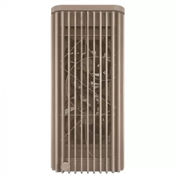 Caixa de PC ASUS ProArt PA401 Wood Edition Beige — Mid-Tower, painel frontal em metal