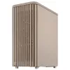 Caixa de PC ASUS ProArt PA401 Wood Edition Beige — Mid-Tower, painel frontal em metal