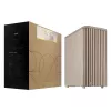Caixa de PC ASUS ProArt PA401 Wood Edition Beige — Mid-Tower, painel frontal em metal