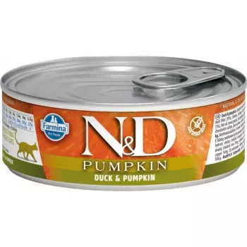 Comida húmida para gatos Farmina N&D Pumpkin Pato 70 g saco, adult mature, 75% humidade, 13% proteína