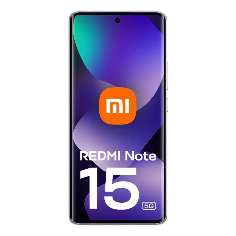 Smartphone Xiaomi Redmi Note 15 5G — Snapdragon 6 Gen 3, 8 GB RAM, 256 GB, 6,67 polegadas FHD+, 108 MP, 5520 mAh, roxo