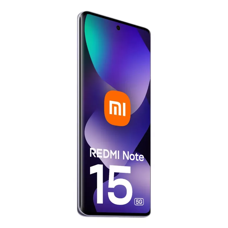 Smartphone Xiaomi Redmi Note 15 5G — Snapdragon 6 Gen 3, 8 GB RAM, 256 GB, 6,67 polegadas FHD+, 108 MP, 5520 mAh, roxo