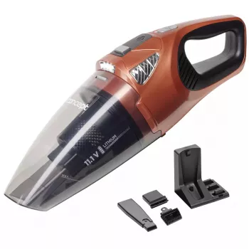 Aspirador de mão Concept VP4360 — limpeza a seco e a húmido, filtro HEPA, 0,45 l de pó, 0,15 l de líquido, 45 min de autonomia, preto/castanho