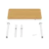 Secretária com regulação elétrica de altura ActiveJet ET119W-C 140x70 cm — 1 motor, altura 725–1225 mm, branco/carvalho