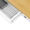 Secretária com regulação elétrica de altura ActiveJet ET119W-C 140x70 cm — 1 motor, altura 725–1225 mm, branco/carvalho