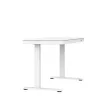 Secretária com regulação elétrica de altura ActiveJet ET119W-C 140x70 cm, curso 50 cm, carga 45 kg, branco