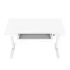 Secretária com regulação elétrica de altura ActiveJet ET119W-C 140x70 cm, curso 50 cm, carga 45 kg, branco