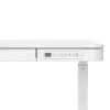Secretária com regulação elétrica de altura ActiveJet ET119W-C 140x70 cm, curso 50 cm, carga 45 kg, branco