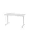 Secretária com regulação elétrica de altura ActiveJet ET119W-C 140x70 cm, curso 50 cm, carga 45 kg, branco