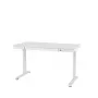 Secretária com regulação elétrica de altura ActiveJet ET119W-C 140x70 cm, curso 50 cm, carga 45 kg, branco