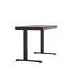 Secretária ActiveJet ET119W-C com regulação elétrica de altura 140 x 70 cm preto/nogueira com portas USB-A e USB-C