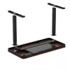Secretária ActiveJet ET119W-C com regulação elétrica de altura 140 x 70 cm preto/nogueira com portas USB-A e USB-C