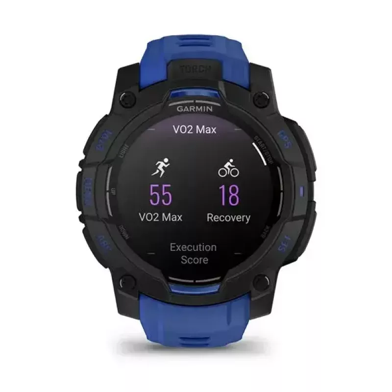Smartwatch GARMIN Instinct 3 AMOLED 1,2 polegadas GPS, caixa de 45 mm, ecrã 390x390, 10 ATM, bateria de iões de lítio