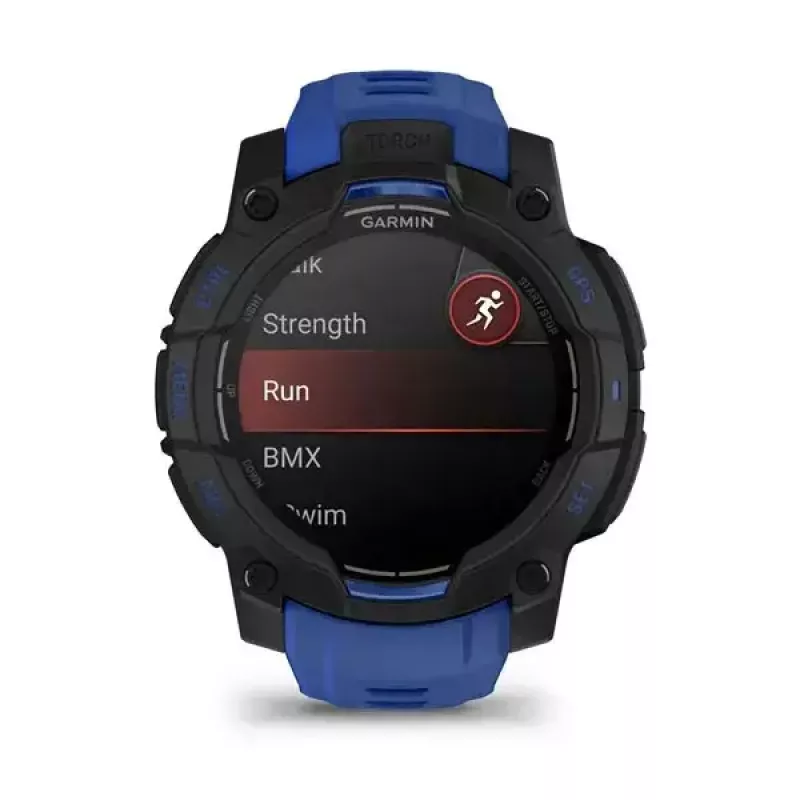 Smartwatch GARMIN Instinct 3 AMOLED 1,2 polegadas GPS, caixa de 45 mm, ecrã 390x390, 10 ATM, bateria de iões de lítio