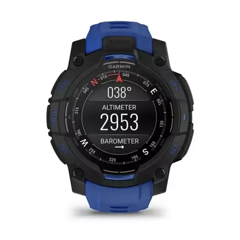 Smartwatch GARMIN Instinct 3 AMOLED 1,2 polegadas GPS, caixa de 45 mm, ecrã 390x390, 10 ATM, bateria de iões de lítio
