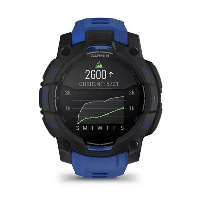 Smartwatch GARMIN Instinct 3 AMOLED 1,2 polegadas GPS, caixa de 45 mm, ecrã 390x390, 10 ATM, bateria de iões de lítio