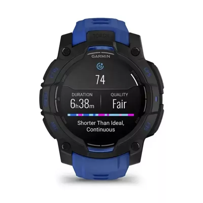 Smartwatch GARMIN Instinct 3 AMOLED 1,2 polegadas GPS, caixa de 45 mm, ecrã 390x390, 10 ATM, bateria de iões de lítio