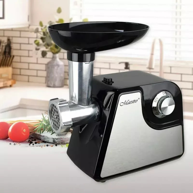 Picadora de carne elétrica Maestro MR 853, motor 1000W, uso doméstico
