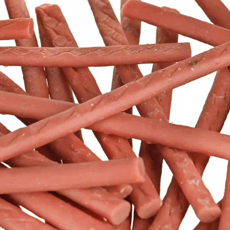 Guloseimas para cães PETITTO Kabanos de salmão 500 g — snack Kabanos de salmão para cães