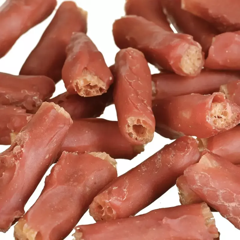 Snack para cães PETITTO conchas de arroz com recheio de coelho 500 g