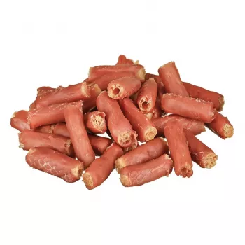 Snack para cães PETITTO conchas de arroz com recheio de coelho 500 g