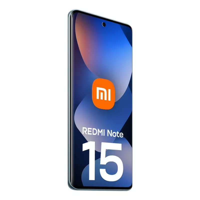 Smartphone Xiaomi Redmi Note 15, 6,77 polegadas AMOLED 120 Hz, 6 GB RAM, 128 GB, 6000 mAh, azul