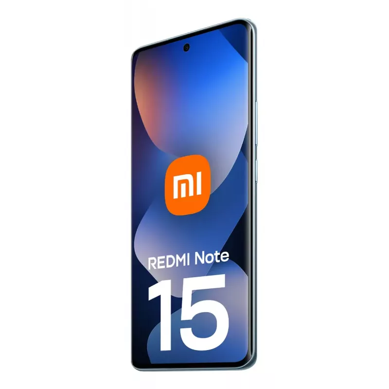 Smartphone Xiaomi Redmi Note 15, 6,77 polegadas AMOLED 120 Hz, 6 GB RAM, 128 GB, 6000 mAh, azul