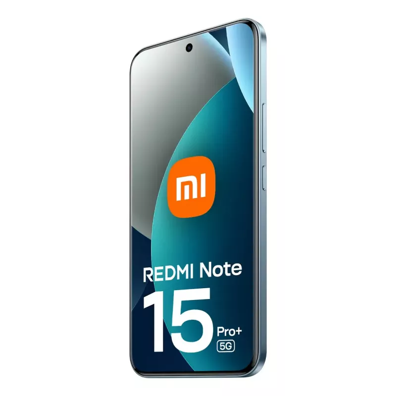 Smartphone Xiaomi Redmi Note 15 Pro+ 5G — 6,83 polegadas AMOLED, 8 GB RAM, 256 GB, 200 MP, 6500 mAh, Glacier Blue