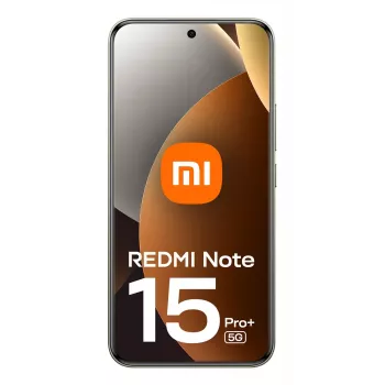 Smartphone Xiaomi Redmi Note 15 Pro+ 5G — 6,83 polegadas AMOLED, 8 GB RAM, 256 GB, 200 MP, 6500 mAh (castanho)
