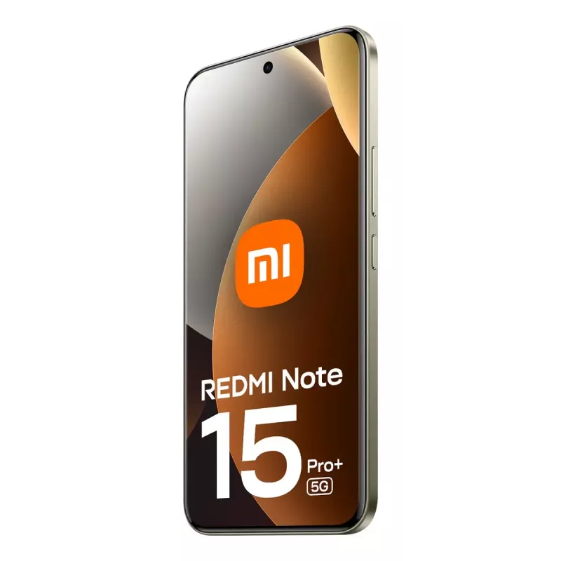 Smartphone Xiaomi Redmi Note 15 Pro+ 5G — 6,83 polegadas AMOLED, 8 GB RAM, 256 GB, 200 MP, 6500 mAh (castanho)