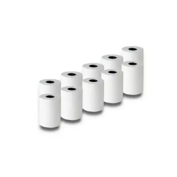 Rolo térmico QOLTEC 51899 — 57 mm x 16 m, 55 g/m², sem BPA