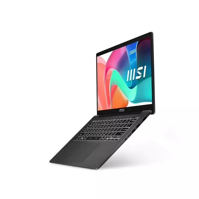 Portátil MSI Modern 14 F13MG-265PL — 14,0 polegadas FHD IPS 60 Hz, Intel Core i5-1334U, 16 GB DDR4, 512 GB PCIe NVMe, Intel Iris Xe, Win11 Pro, cinzento platina