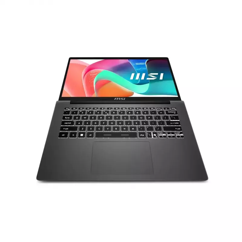 Portátil MSI Modern 14 F13MG-265PL — 14,0 polegadas FHD IPS 60 Hz, Intel Core i5-1334U, 16 GB DDR4, 512 GB PCIe NVMe, Intel Iris Xe, Win11 Pro, cinzento platina