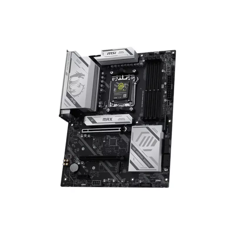 Placa-mãe MSI MAG X870E GAMING MAX WIFI — AMD X870E, socket AM5, DDR5, 4 DIMM, ATX, Wi-Fi 7, 5Gb LAN