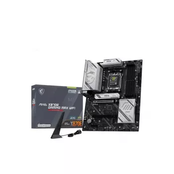 Placa-mãe MSI MAG X870E GAMING MAX WIFI — AMD X870E, socket AM5, DDR5, 4 DIMM, ATX, Wi-Fi 7, 5Gb LAN