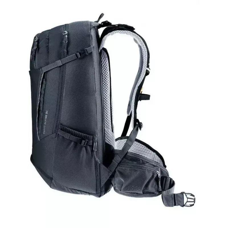 Mochila DEUTER Trans Alpine 30 – mochila de bicicleta 30L, preto