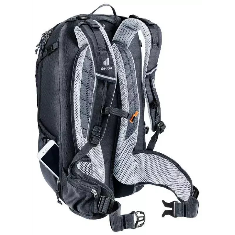Mochila DEUTER Trans Alpine 30 – mochila de bicicleta 30L, preto
