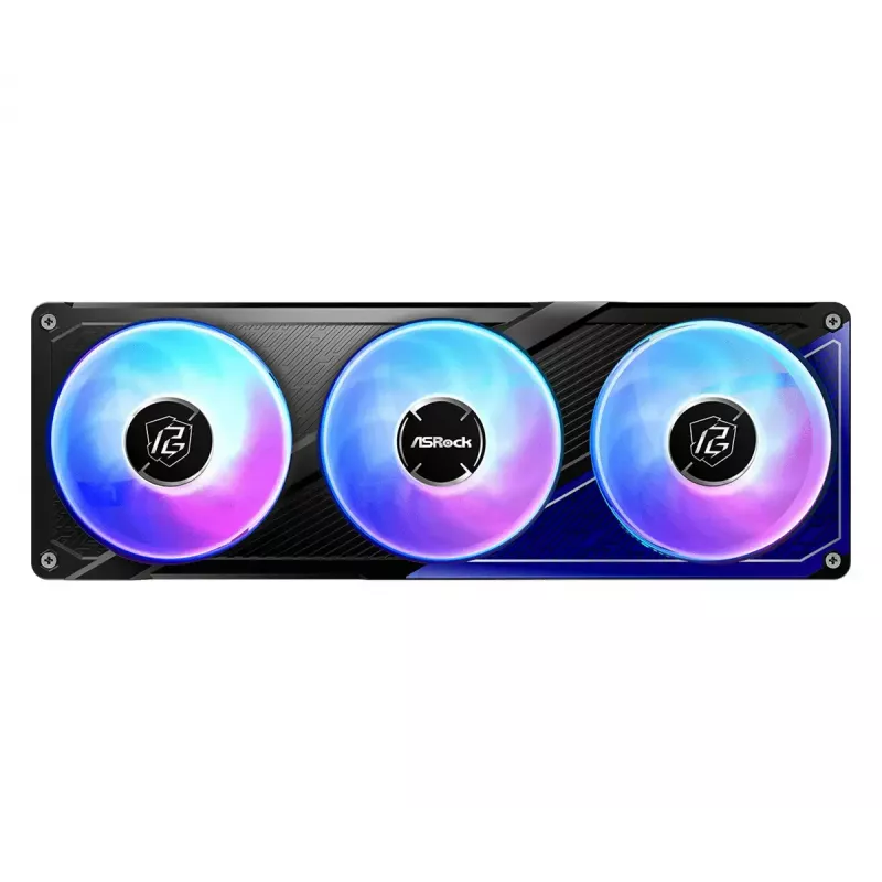 Kit de refrigeração líquida ASRock Phantom Gaming 360 LCD — ventoinha de 120 mm, LGA1700/AM5/AM4, preto