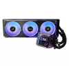 Kit de refrigeração líquida ASRock Phantom Gaming 360 LCD — ventoinha de 120 mm, LGA1700/AM5/AM4, preto