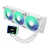 ASROCK Challenger 360 Digital ARGB White — cooler líquido de CPU de 360mm, iluminação ARGB digital, acabamento branco