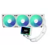 ASROCK Challenger 360 Digital ARGB White — cooler líquido de CPU de 360mm, iluminação ARGB digital, acabamento branco