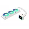 ASROCK Challenger 360 Digital ARGB White — cooler líquido de CPU de 360mm, iluminação ARGB digital, acabamento branco