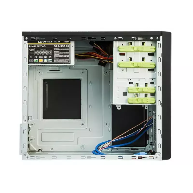 Caixa de computador Chieftec XT-01B-350GPB Mini Tower preto 350 W