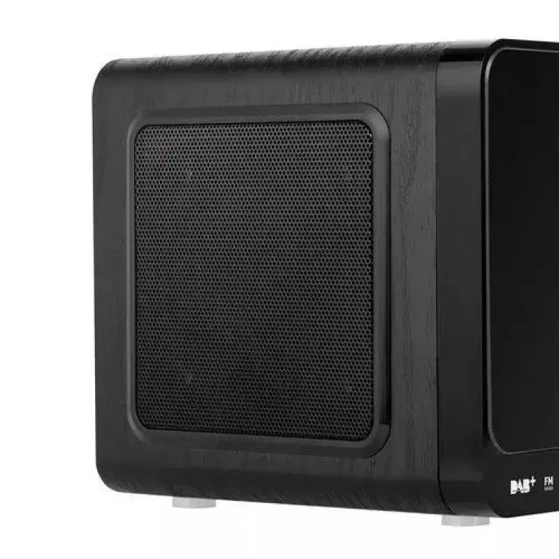 Rádio de internet Krüger&Matz KM0816.1 — preto, Bluetooth 5.2, FM, 2×7 W, 430 estações, comando, entrada de auscultadores de 3,5 mm