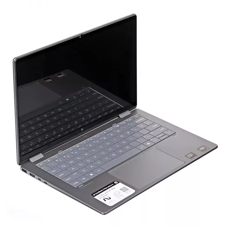 Portátil HP OmniBook Flip 14-FK0013D, Ryzen AI 5 340, 14 inch WUXGA Touch IPS, 16GB RAM, 512GB SSD, Bluetooth, Windows 11, Meteor Silver